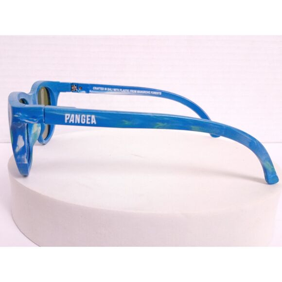 Pangea Movement City Recycled Plastic Ocean Blue / Blue Mirror Sunglasses main image 11